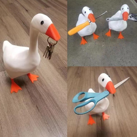 Chic Duck Magnet Key Holder